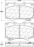 StopTech Premium Ceramic Brake Pads - 308.07720