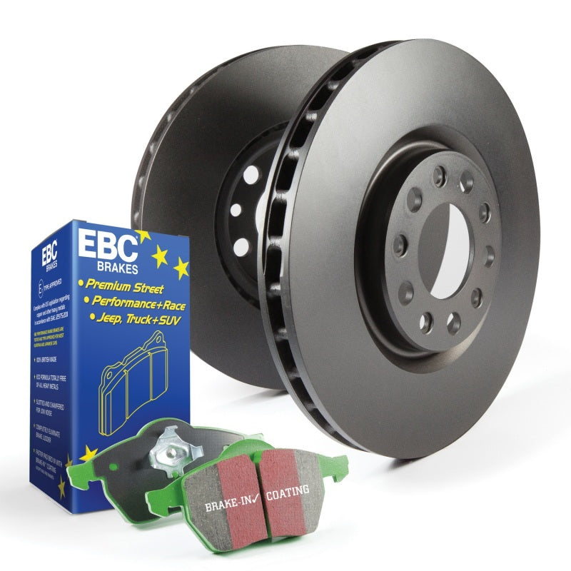 EBC Stage 14 GreenStuff Brake Pads and RK Rotors - S14KR1055 EBC