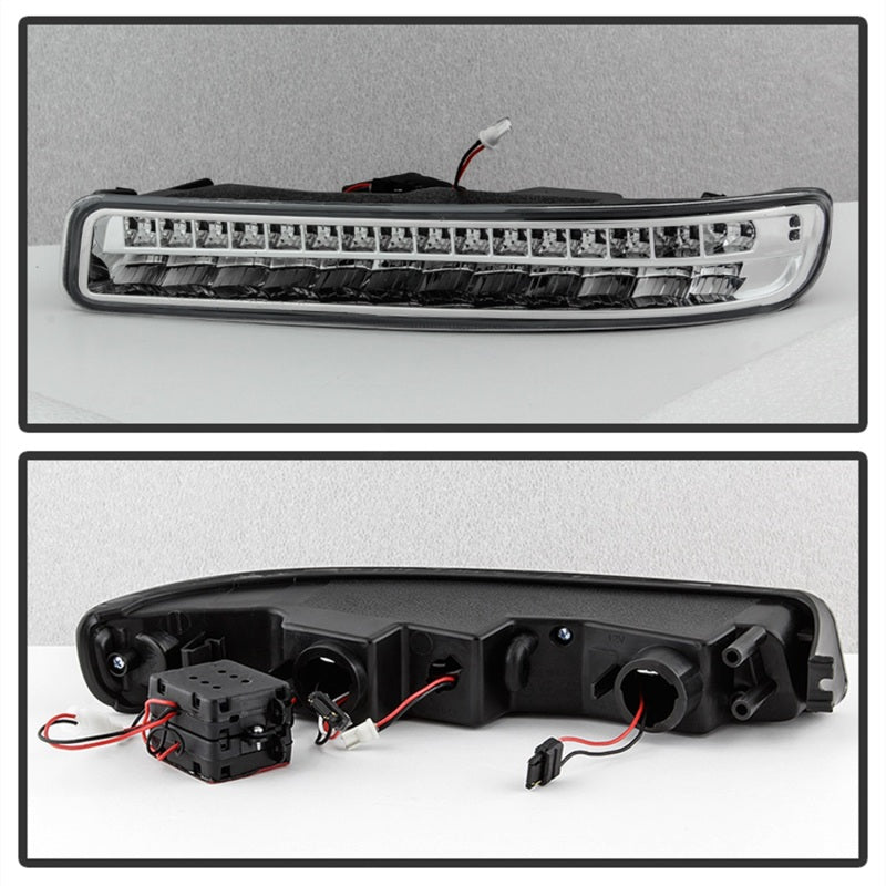 xTune 99-06 GMC Sierra (Excl Denali) Full LED Bumper Lights - Chrome (CBL-GSI99-LED-C) SPYDER