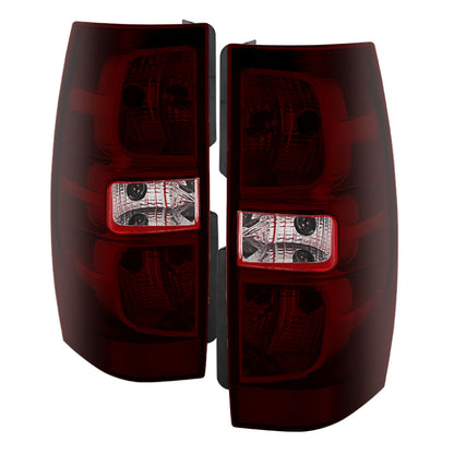 Xtune Chevy Suburban 07-13 OEM Style Tail Lights Red Smoked ALT-JH-CSUB07-OE-RSM SPYDER