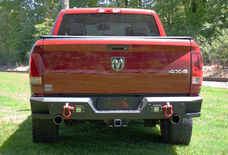 Fishbone Offroad 2009+ Ram 1500 Classic Anglerfish Rear Bumper - Black Texture