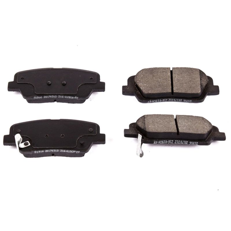 Power Stop 10-18 Hyundai Santa Fe Rear Z16 Evolution Ceramic Brake Pads PowerStop