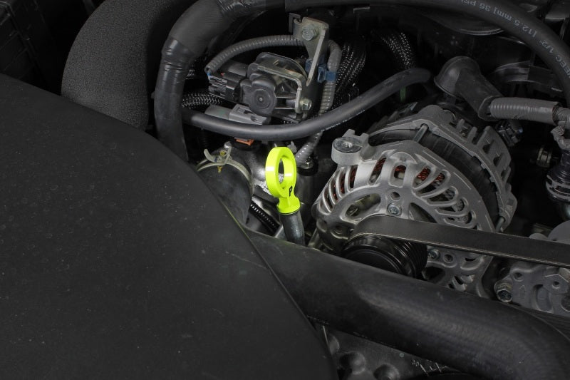 Perrin Subaru Dipstick Handle Loop Style - Neon Yellow Perrin Performance