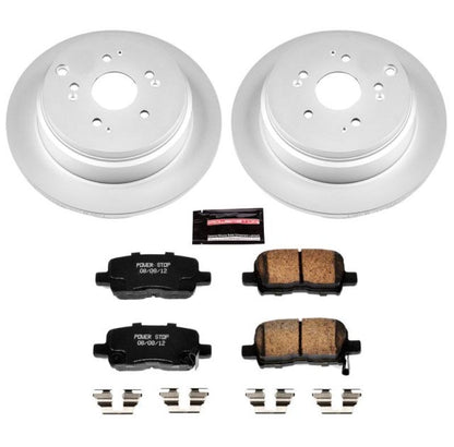 Power Stop 02-04 Honda Odyssey Rear Z17 Evolution Geomet Coated Brake Kit PowerStop