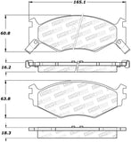 StopTech Premium Ceramic Front Brake Pads - 308.05220