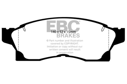 EBC Ultimax2 Front Brake Pads - UD489 EBC