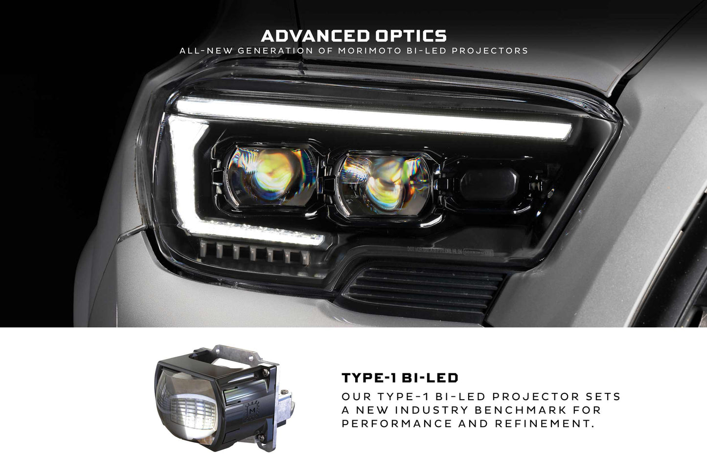 Morimoto XB Evo Hybrid LED Headlights for Toyota Tacoma (2016–2023) – LF2-530Y