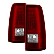 Load image into Gallery viewer, xTune Chevy Silverado 1500/2500/3500 99-02 / Version 3 Tail Lights Red Clear ALT-ON-CS99V3-LBLED-RC SPYDER