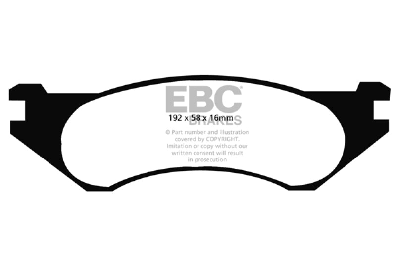 EBC YellowStuff Front Brake Pads - DP41306R EBC
