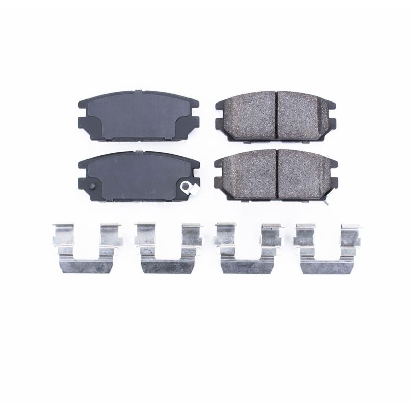 Power Stop 91-94 Dodge Stealth Rear Z17 Evolution Ceramic Brake Pads w/Hardware PowerStop