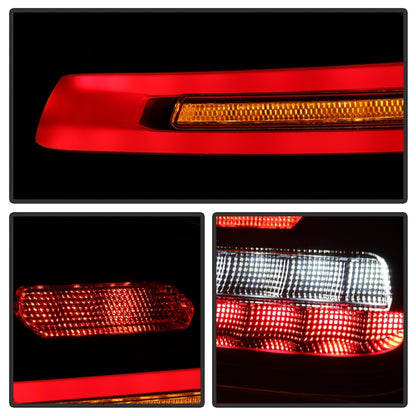 Spyder Porsche Cayenne 958 11-14 LED Tail Lights - Sequential Signal - Red Smoke SPYDER