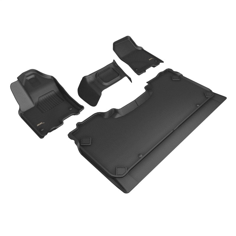 3D MAXpider KAGU 1st & 2nd Row Floor Mats for 2025-2026 Dodge Ram 1500 Crew Cab - L1DG04201509