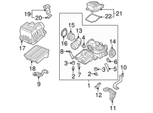 Load image into Gallery viewer, Genuine OEM Honda Fit 2009-2013 Air Filter OEM (17220-RB0-000) X1