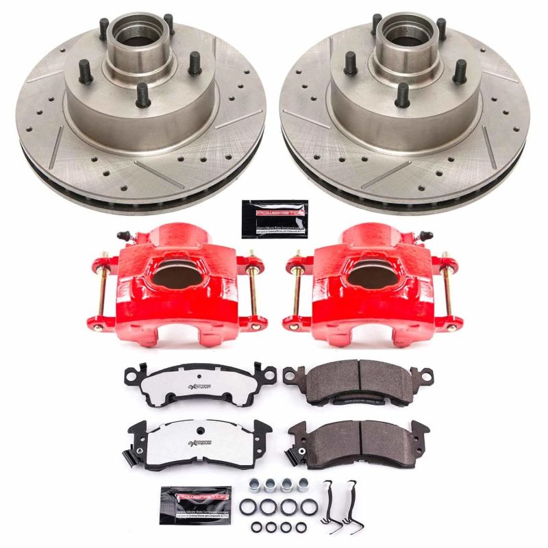 Power Stop 79-86 Buick LeSabre Front Z26 Street Warrior Brake Kit w/Calipers PowerStop