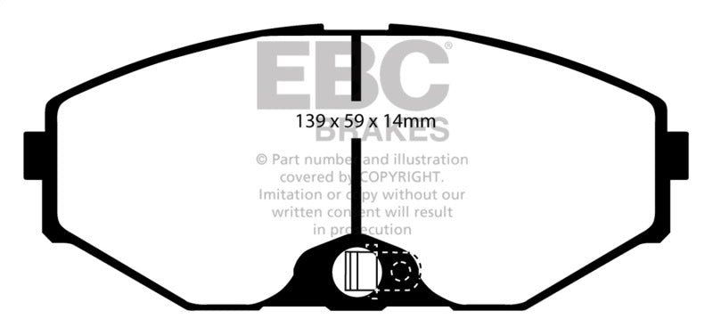EBC YellowStuff Front Brake Pads - DP41471R EBC