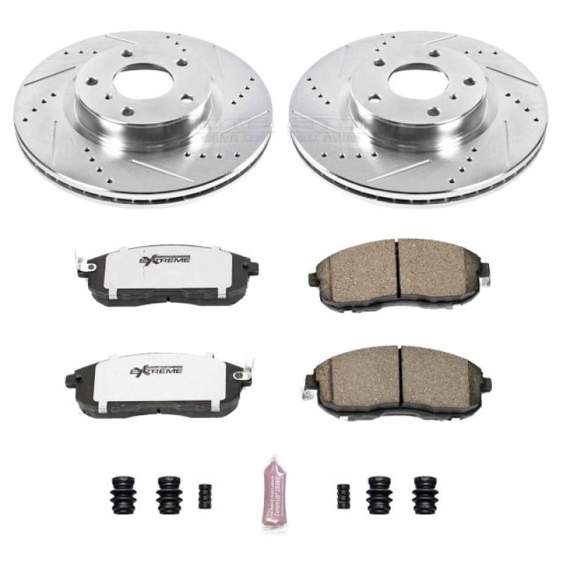Power Stop 03-05 Infiniti G35 Front Z26 Street Warrior Brake Kit PowerStop
