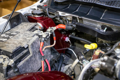 Wehrli 13-18 Dodge 6.7L Cummins OEM Placement Coolant Tank Kit - Candy Red - WCF100628-CR