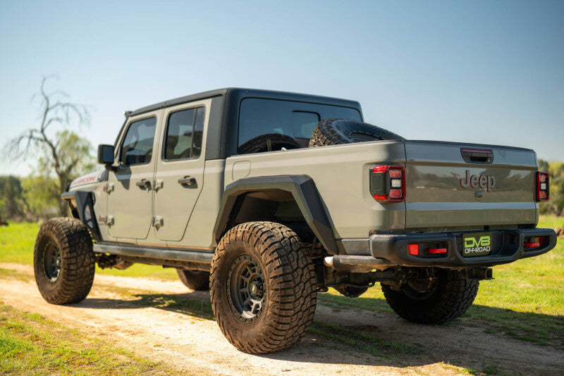 DV8 Offroad 2020+ Jeep Gladiator JT Adjustable In-Bed Tire Carrier