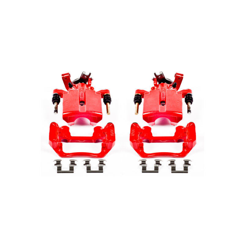 Power Stop 05-08 Chevrolet Cobalt Rear Red Calipers w/Brackets - Pair PowerStop