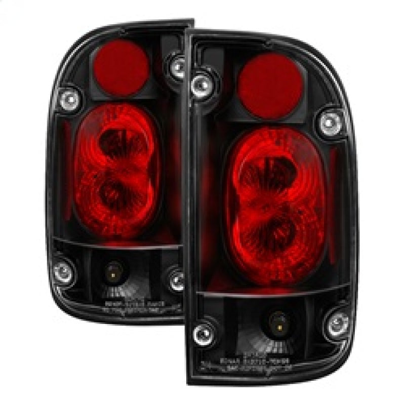 Spyder Toyota Tacoma 95-00 Euro Style Tail Lights Black ALT-YD-TT95-BK SPYDER