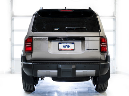 AWE Tuning 2024+ Toyota Land Cruiser / 2025+ Toyota 4Runner 0FG Cat-Back Exhaust w/ BashGuard