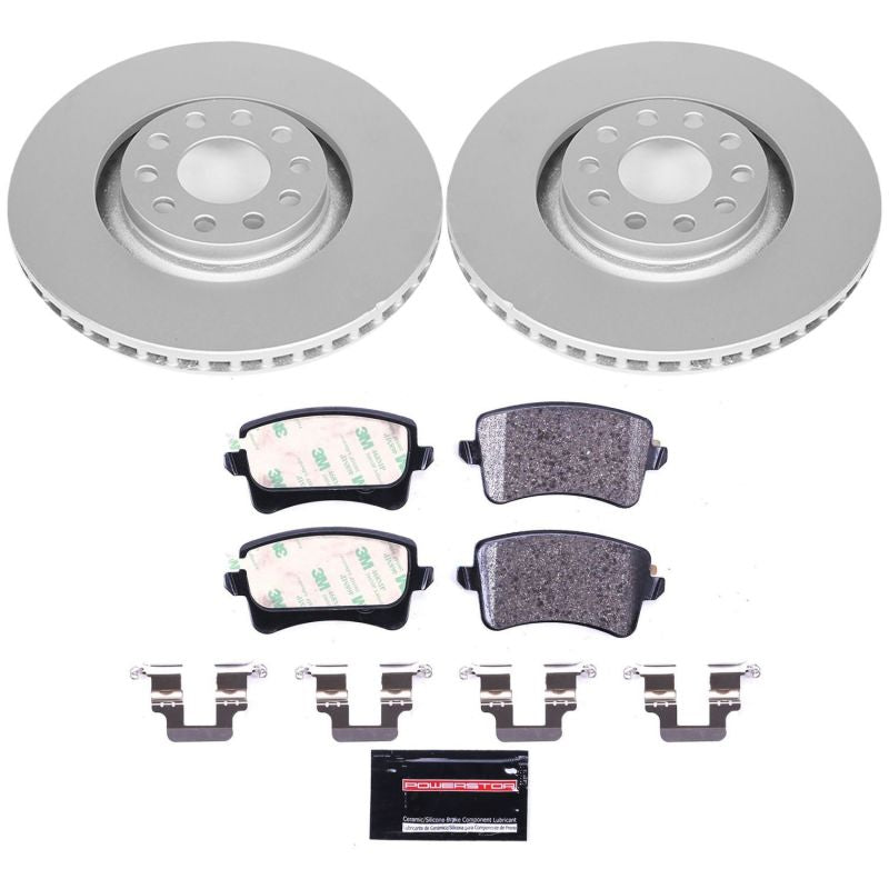 Power Stop 00-01 Audi A6 Quattro Front Euro-Stop Brake Kit PowerStop