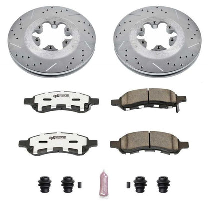 Power Stop 09-12 Chevrolet Colorado Front Z26 Street Warrior Brake Kit PowerStop
