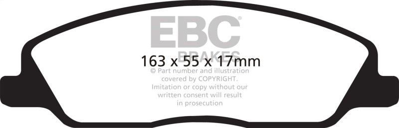 EBC RedStuff Front Brake Pads - DP31869C EBC