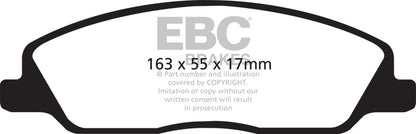 EBC RedStuff Front Brake Pads - DP31869C EBC
