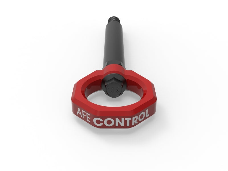 aFe CONTROL Front / Rear Tow Hook BMW M2 (G87) 23-25 L6-3.0L (tt) S58 - 450-502004-R - Red
