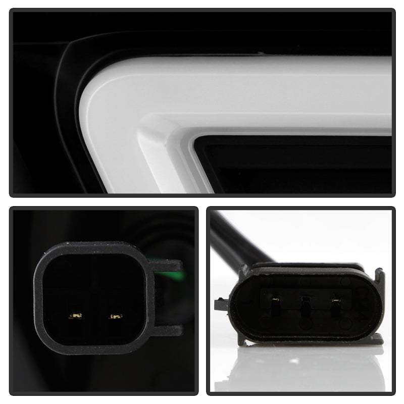 Spyder Dodge Durango 11-13 Halogen Model Only Projector Headlights - Black PRO-YD-DDU11SI-BK SPYDER