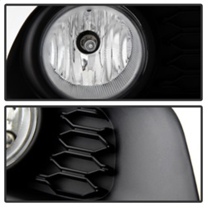 Spyder Dodge Grand Caravan 2011-2015 OEM Fog Light W/Universal Switch- Clear FL-DGC2011-C SPYDER