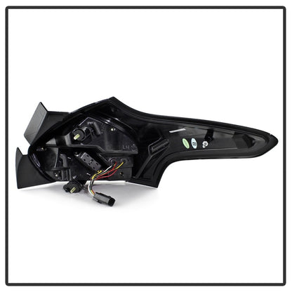 Spyder 15-17 Ford Focus Hatch LED Tail Lights w/Indicator/Reverse - Red Clr (ALT-YD-FF155D-LED-RC) SPYDER