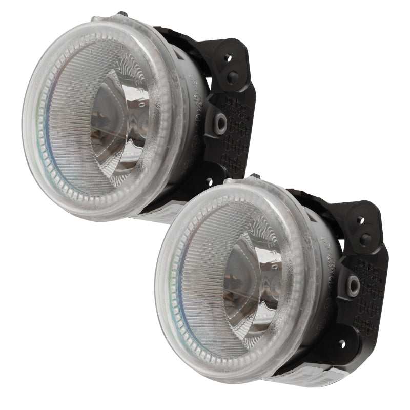 Oracle Lighting 10-15 Jeep Wrangler JK Pre-Assembled LED Halo Fog Lights -Blue