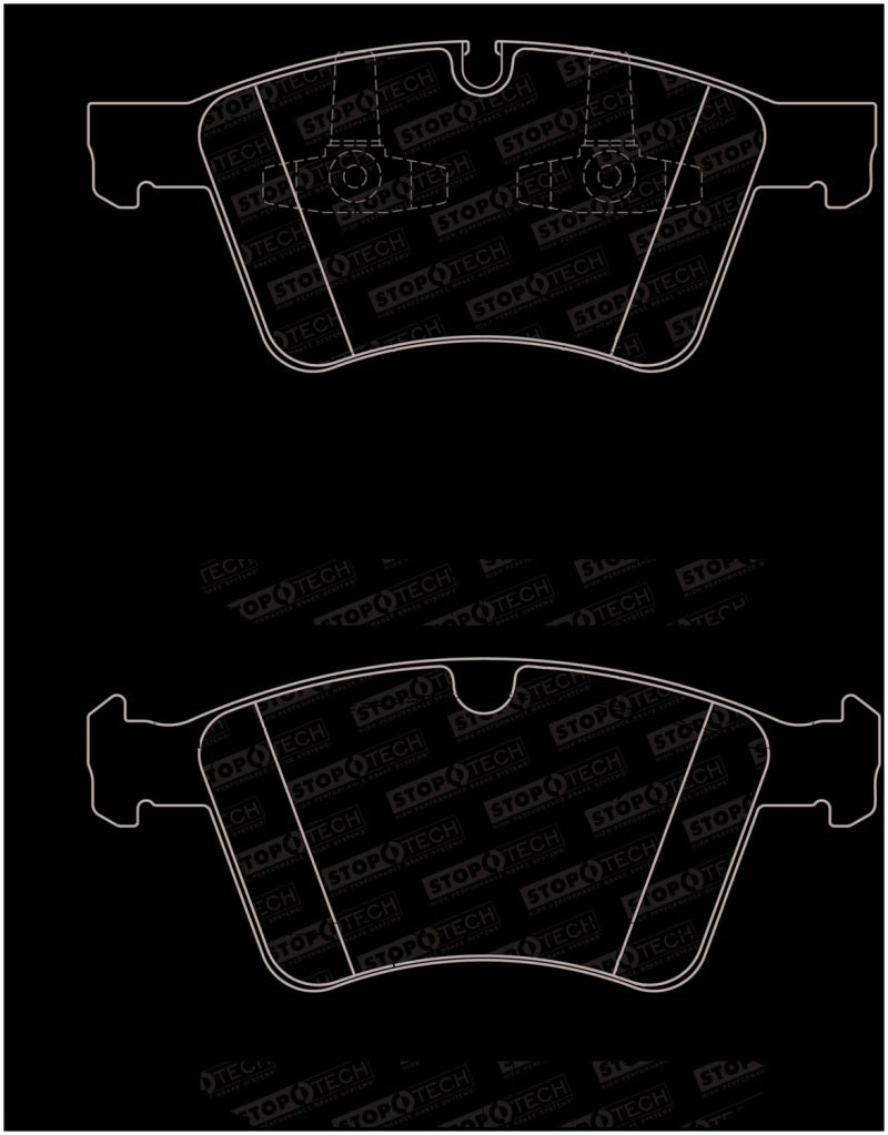 StopTech Premium Ceramic Brake Pads - 308.12720