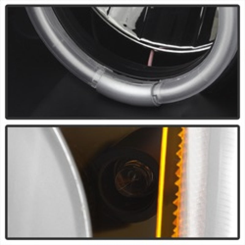 Spyder Chevy Silverado 1500 03-06 Projector HeadlightsCCFLHalo LED Blk High H1 PRO-YD-CS03-CCFL-BK SPYDER