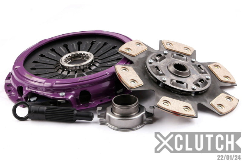 XClutch Stage 2 Sprung Ceramic Clutch Kit for 2007-2017 Lancer Evo X - XKMI24011-1B