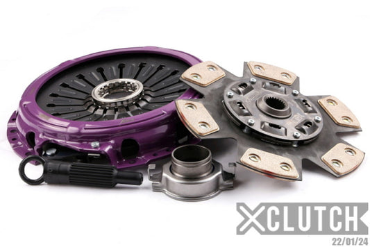 XClutch Stage 2 Sprung Ceramic Clutch Kit for 2007-2017 Lancer Evo X - XKMI24011-1B