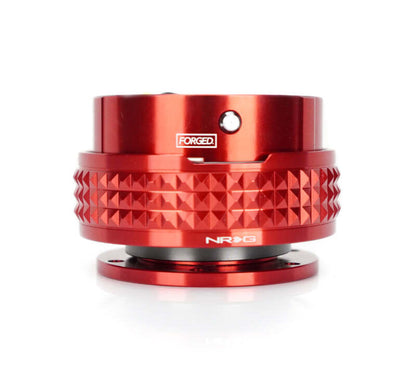 NRG Quick Release Kit - Pyramid Edition - Red Body / Red Pyramid Ring - SRK-210RD-RD