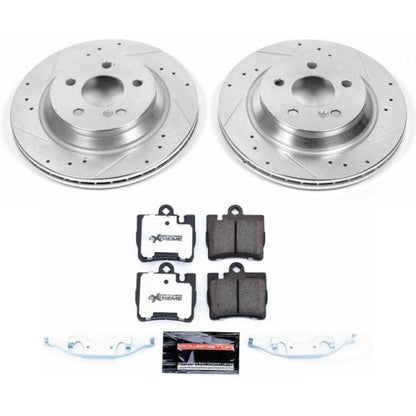 Power Stop 00-02 Mercedes-Benz S430 Rear Z26 Street Warrior Brake Kit PowerStop