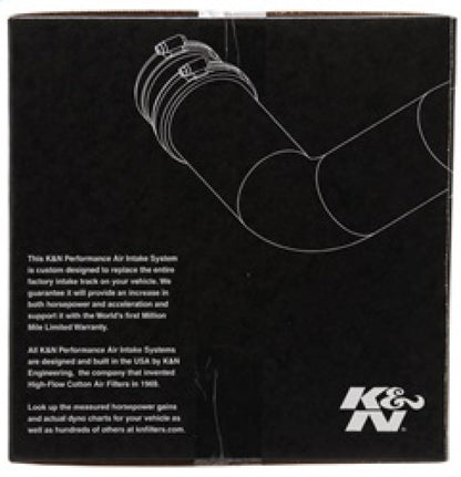 K&N 69 Series Typhoon Performance Intake Kit - Silver for 13-14 Nissan Altima 2.5L L4 K&N Engineering