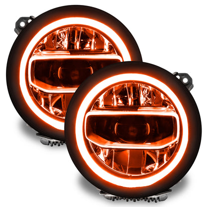 Oracle Jeep Wrangler JL/JT RGB+W Headlight DRL Upgrade Kit - ColorSHIFT w/ Simple Controller ORACLE Lighting