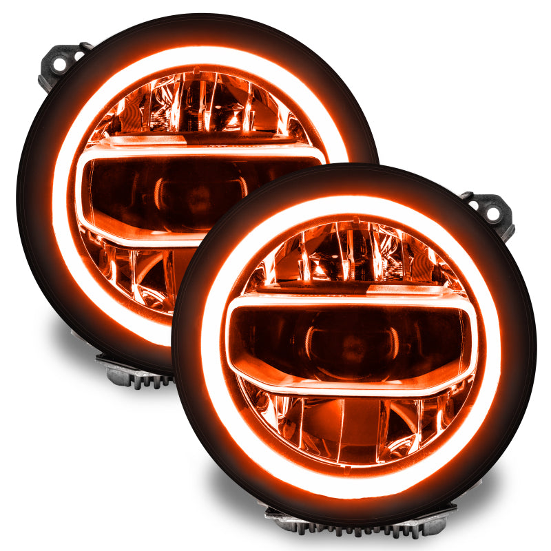 Oracle Jeep Wrangler JL/Gladiator JT RGB+W Headlight DRL Upgrade Kit - ColorSHIFT 2