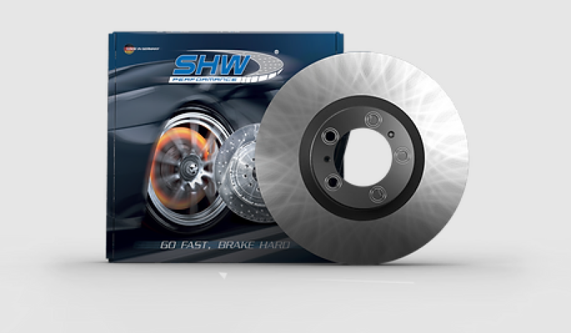 SHW 00-04 Porsche Boxster 2.7L Front Smooth Monobloc Brake Rotor (98635140105) SHW Performance