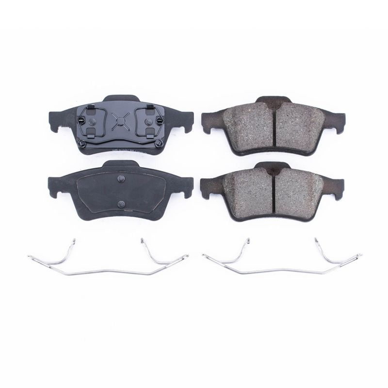 Power Stop 04-05 Mazda 3 Rear Z17 Evolution Ceramic Brake Pads w/Hardware PowerStop