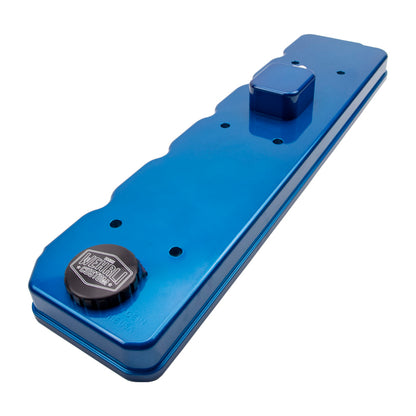 Wehrli 06-18 Cummins WCFab X D&J Precision Billet Valve Cover - Brizzle Blue - WCF100366-BRZ