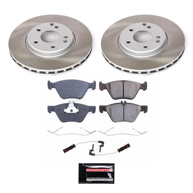 Power Stop 01-04 Mercedes-Benz SLK320 Front Semi-Coated Rotor Kit PowerStop