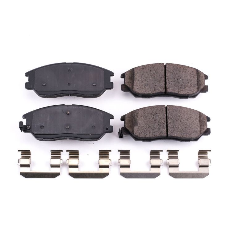 Power Stop 03-05 Hyundai XG350 Front Z17 Evolution Ceramic Brake Pads w/Hardware PowerStop