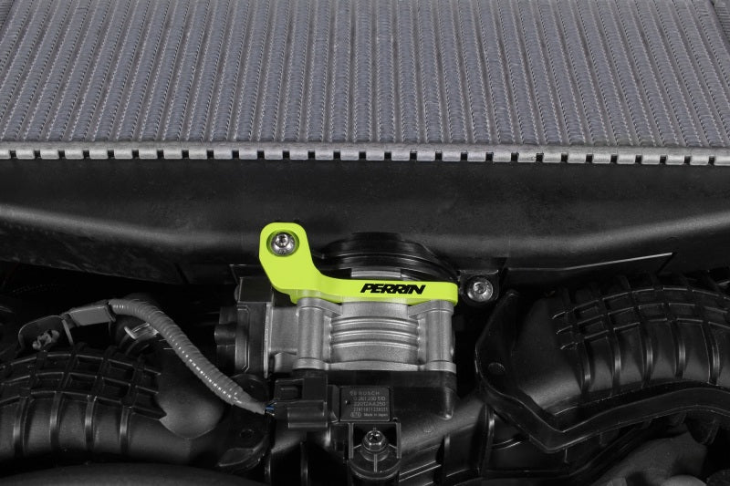 Perrin 2022+ Subaru WRX/19-23 Ascent/Legacy/Outback Top Mount Intercooler Bracket - Neon Yellow Perrin Performance