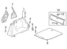 Load image into Gallery viewer, Genuine OEM Honda Clip Assembly (Deep Black) Trim *NH900L* (90667-TC0-U01ZM) X1